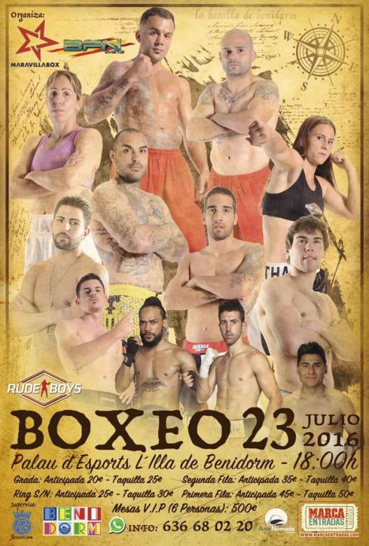 Cartel velada Benidorm 23.07.2016